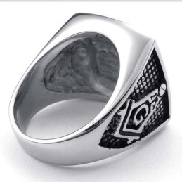 Anillo Masónico De Titanio