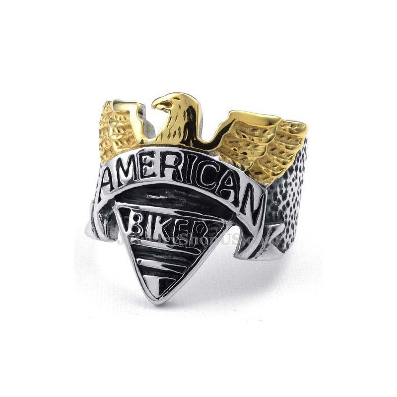 Anillo De Águila De Titanio