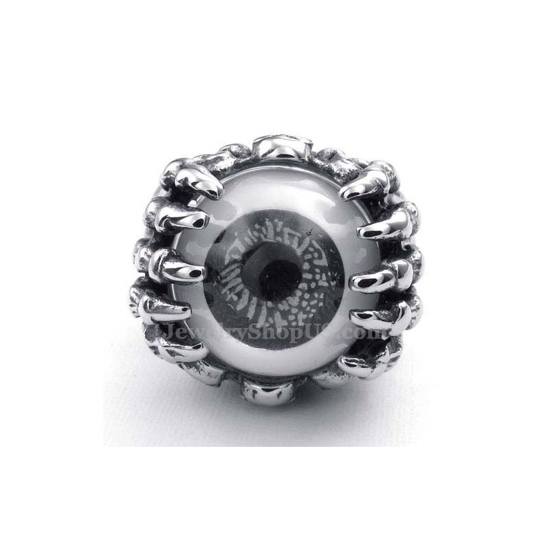 Anillo De Titanio Con Ojo Negro Anillo De Titanio Con Ojo Negro