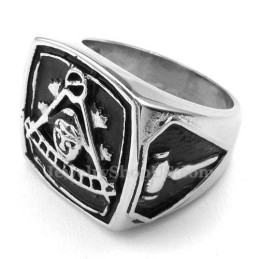 Anillo Masónico De Titanio