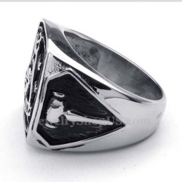 Anillo Masónico De Titanio