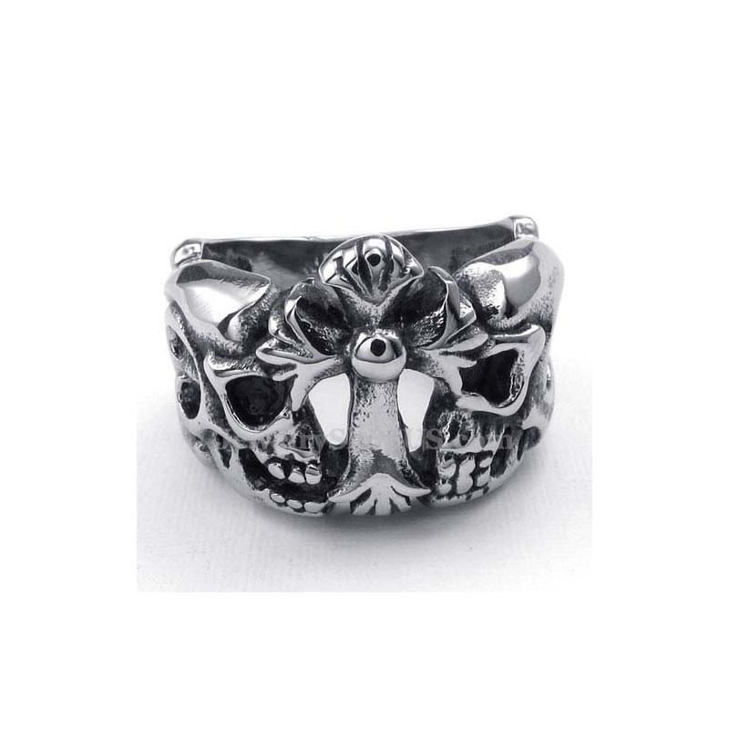 Anillo De Cruz De Titanio Anillo De Cruz De Titanio