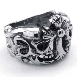 Anillo De Cruz De Titanio