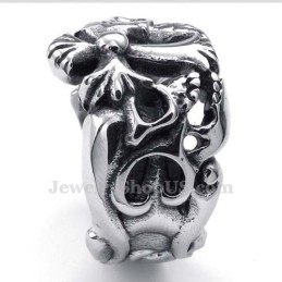 Anillo De Cruz De Titanio