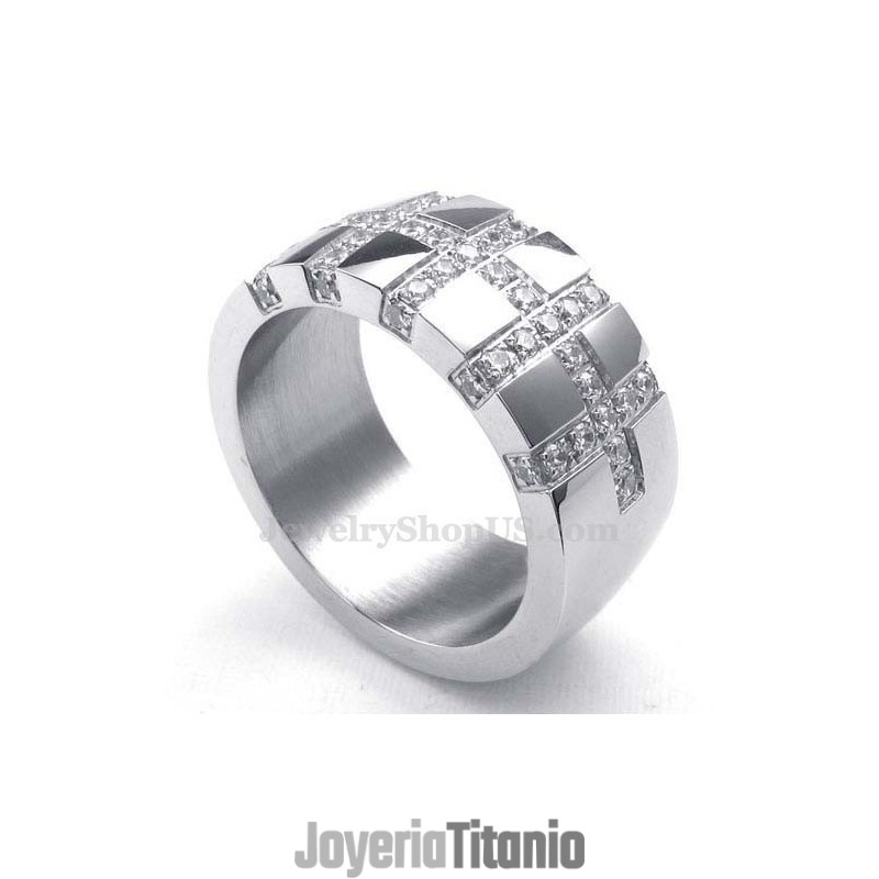 Anillo De Cruz De Titanio Anillo De Cruz De Titanio