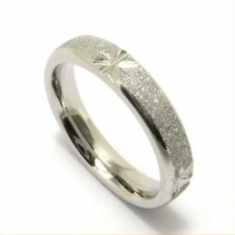 Anillo De Titanio Cepillado De 4 Mm