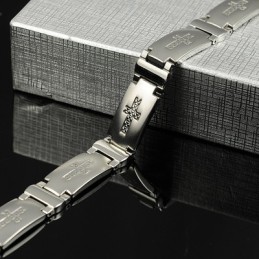 Pulseras Cruzadas De Titanio Para Hombre