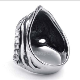 Anillo De Calavera De Titanio