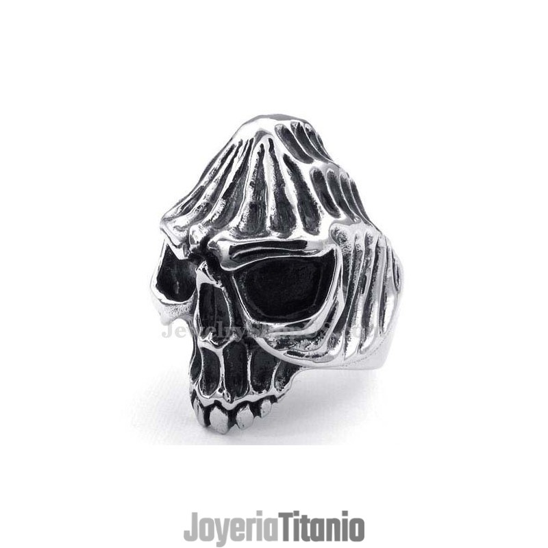 Anillo De Calavera De Titanio Anillo De Calavera De Titanio