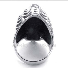Anillo De Calavera De Titanio