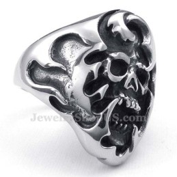 Anillo De Calavera De Titanio