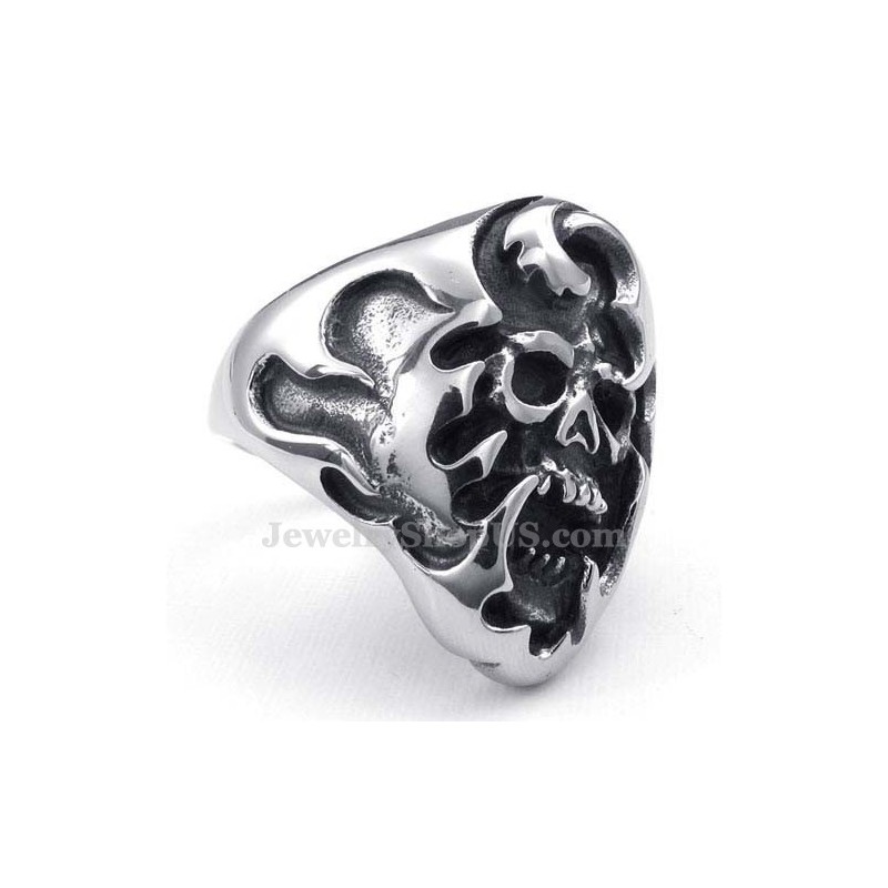 Anillo De Calavera De Titanio Anillo De Calavera De Titanio