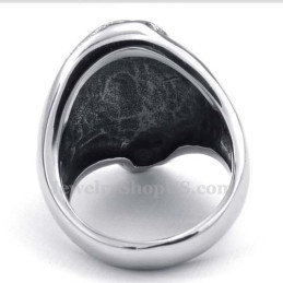 Anillo De Calavera De Titanio