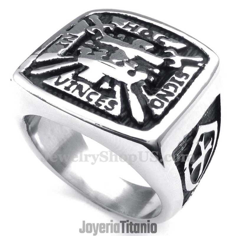 Anillo Masónico De Titanio Anillo Masónico De Titanio
