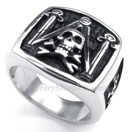 Anillo Masónico De Titanio