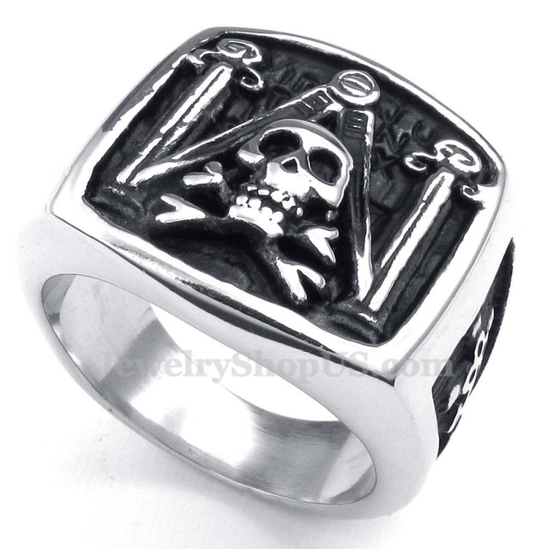 Anillo Masónico De Titanio Anillo Masónico De Titanio