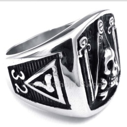 Anillo Masónico De Titanio