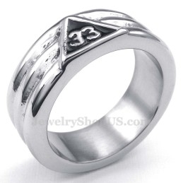 Anillo Masónico De Titanio