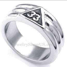Anillo Masónico De Titanio