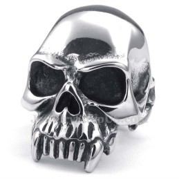 Anillo De Calavera De Titanio