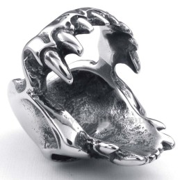 Anillo De Calavera De Titanio