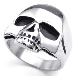 Anillo De Calavera De Titanio