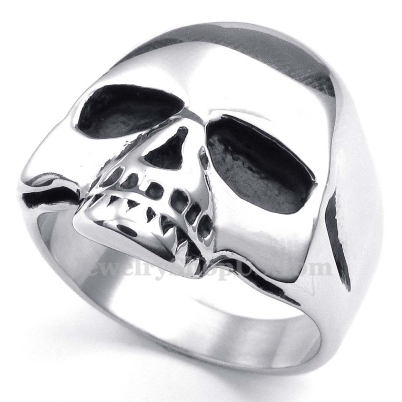 Anillo De Calavera De Titanio Anillo De Calavera De Titanio