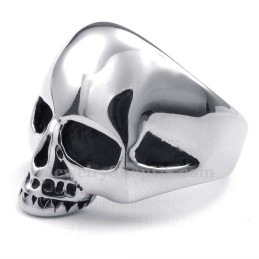 Anillo De Calavera De Titanio