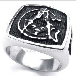 Anillo Masónico De Titanio