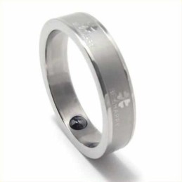 Anillo De Titanio De Trébol De Cuatro Hojas De 5 Mm