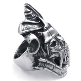 Anillo De Calavera De Titanio