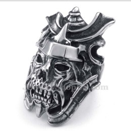 Anillo De Calavera De Titanio
