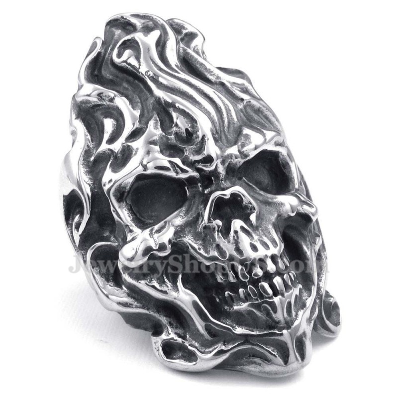 Anillo De Calavera De Titanio Anillo De Calavera De Titanio