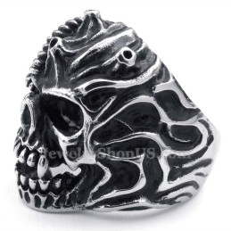 Anillo De Calavera De Titanio