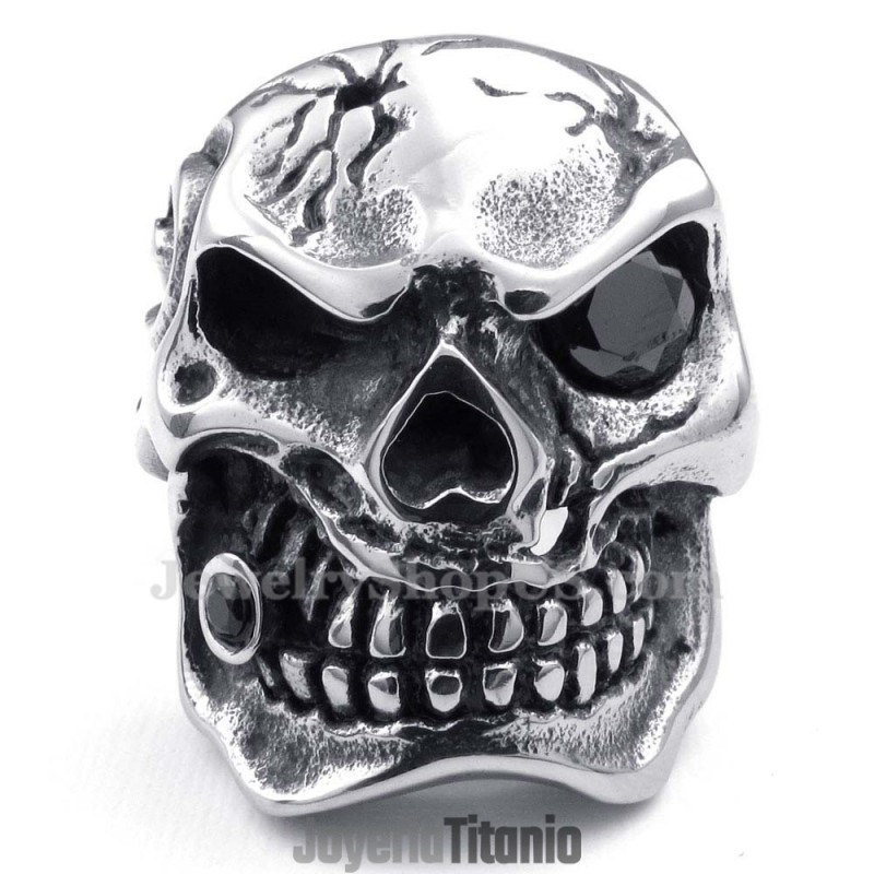 Anillo De Calavera De Titanio Anillo De Calavera De Titanio