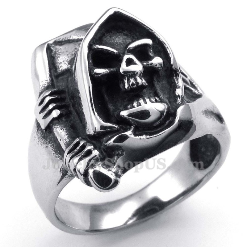 Anillo De Calavera De Titanio Anillo De Calavera De Titanio