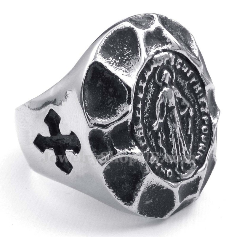 Anillo De Titanio De La Virgen María Anillo De Titanio De La Virgen María