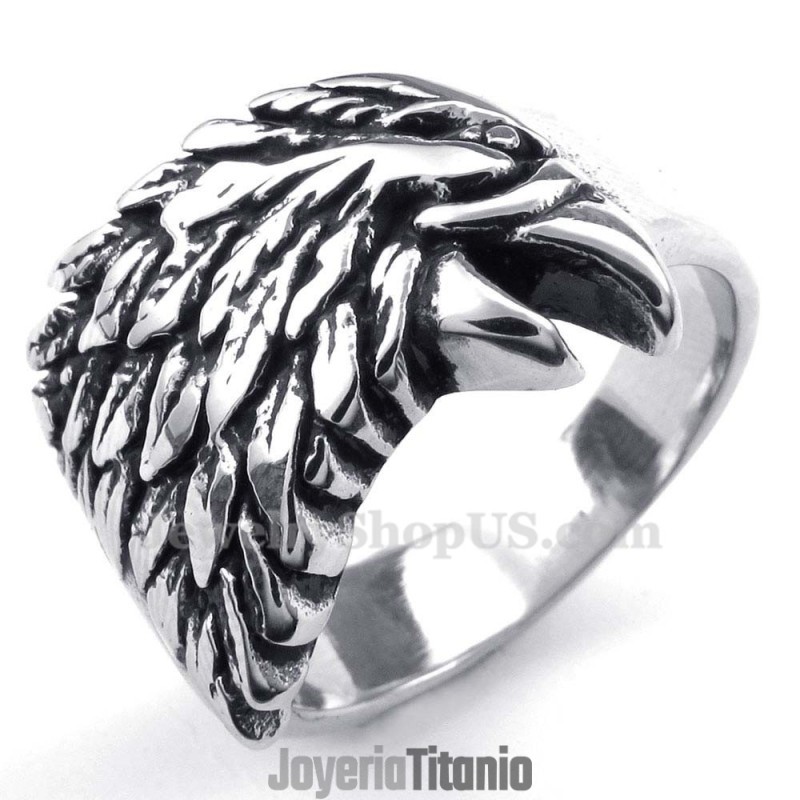 Anillo De Águila De Titanio