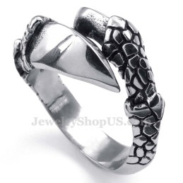 Anillo De Garras De Águila De Titanio