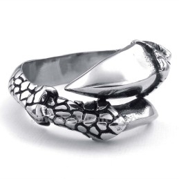 Anillo De Garras De Águila De Titanio