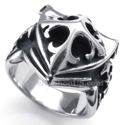 Anillo De Cruz De Titanio