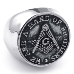 Anillo Masónico De Titanio