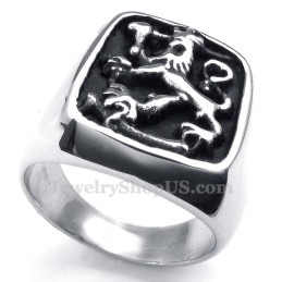 Anillo De León De Titanio