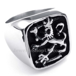 Anillo De León De Titanio