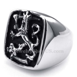 Anillo De León De Titanio
