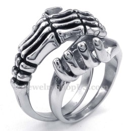 Anillo De Titanio Para Amantes De Las Manos