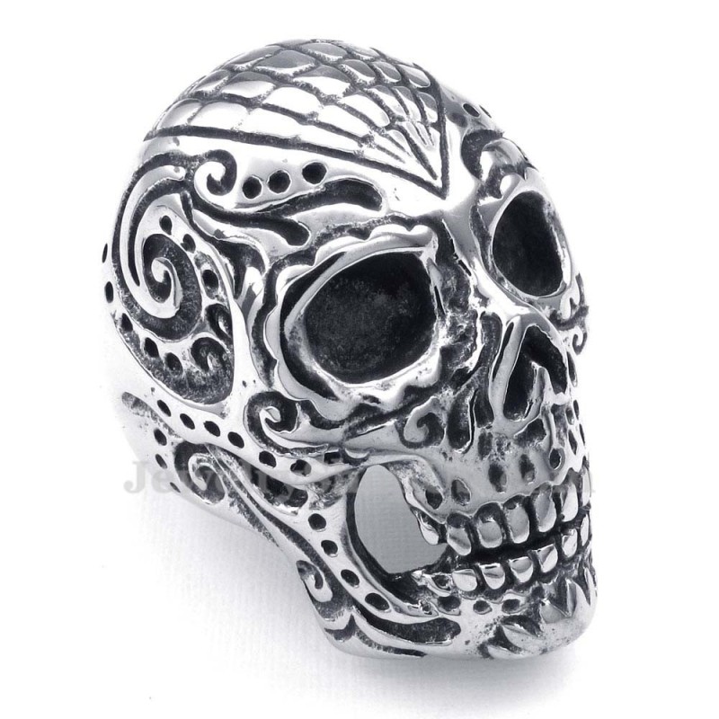 Anillo De Calavera De Titanio Anillo De Calavera De Titanio
