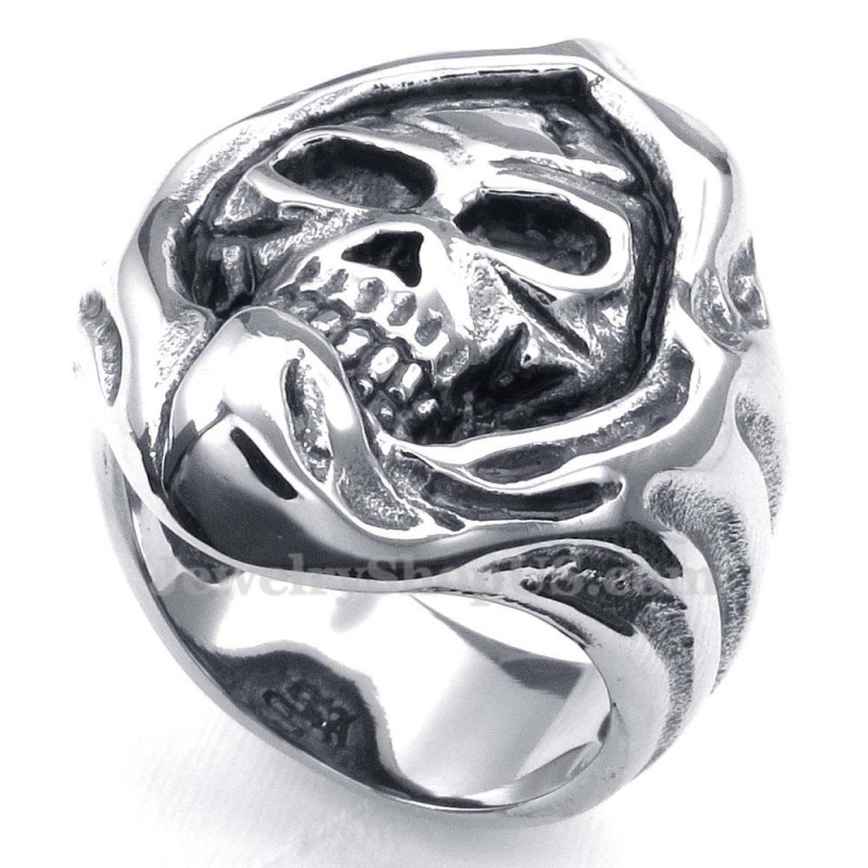 Anillo De Calavera De Titanio Anillo De Calavera De Titanio