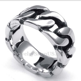 Anillo De Cadena De Titanio