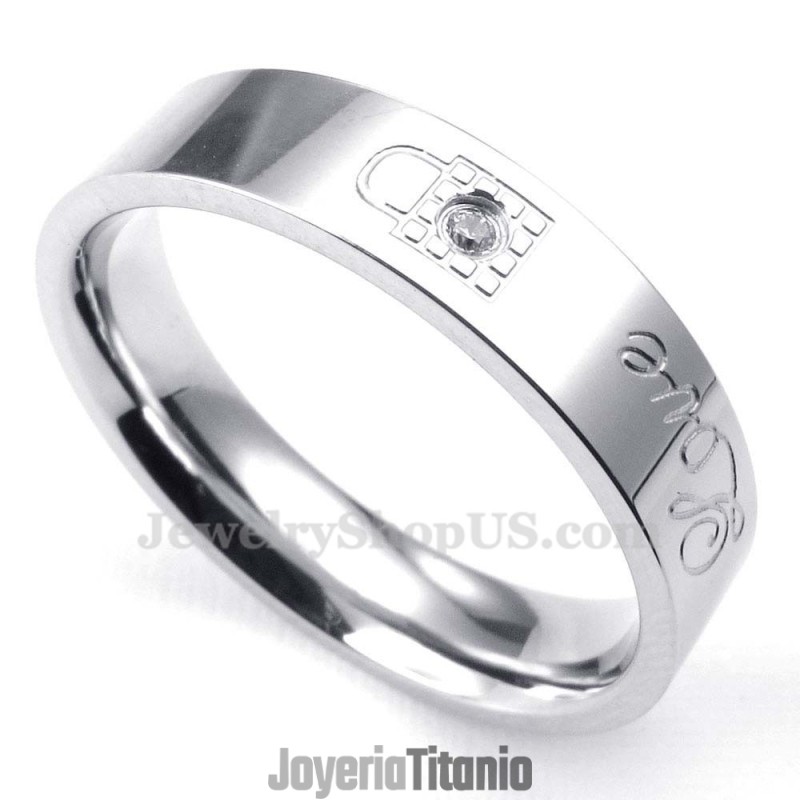 Anillo De Bloqueo De Titanio